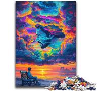 Human Face Color Cloud 2000 Piece Jigsaw Puzzle for Adults Teens,Challenging Game Gifts for Is Ideal As A Gift for The Whole Family (70X100cm)