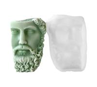 Human Face Silicone Molds for Epoxy Resin Making Soap Temperature Resistant Easy Demolding Silicone Large Face Silicone Molds