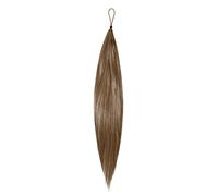 Human Hair Addition Silky Straight 24" Colour 8 - Mousey Brown (Versatile Ponytail and Braid Hair Switch)