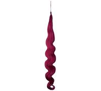Human Hair Addition Softwave 24" Colour BURG - Burgundy (Versatile Ponytail and Braid Hair Switch)