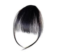 Human Hair Bangs Clip - Women Clip in Forehead Bangs Human Fringe,Hair Extensions Bangs Cover Thinning Hair Daily Girlfriend Wear Hairpieces for Travelling