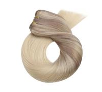 Human Hair Bundles Ombre Sew In Extensions Remy Hair Natural Straight 100G Hair For Women Real Human Hair Easy To Use(18inches,NORDIC)