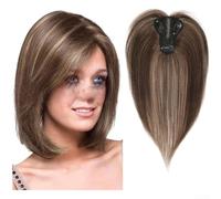 Human Hair Extension Piece 25cm Natural Black Blend(6AH24)