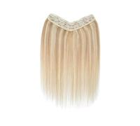 Human Hair Extensions,16 Inch Seamless Clip in Hairs Extension Upgraded V-Shape Remy Hairpieces for Daily Use Quick to Wear(18 inch)