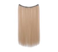 Human Hair Extensions Clip Ins | Natural Looking Hair Extensions - 20 Inch Long Straight Hairpiece for Women Girls, Stylish Invisible Wig