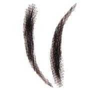 Human Hair Eyebrows - 1 Pair Reusable Fake Lace Brows, Breathable Brow Extensions | Real Hair Crochet Eyebrow Set, Real Hair Lace Brows Natural-Looking Eyebrows for Holiday Makeup