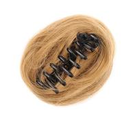 Human Hair Messy Buns Claw Clip in Hair Bun Synthetic Messy Bun Hair Piece Wavy Curly Chignon Extensions Tousled Updo Hair Buns Claw Clip Ponytail Hairpieces For Women Bun Hair Piece(103)