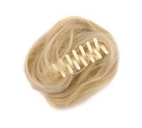 Human Hair Messy Buns Claw Clip in Hair Bun Synthetic Messy Bun Hair Piece Wavy Curly Chignon Extensions Tousled Updo Hair Buns Claw Clip Ponytail Hairpieces For Women Bun Hair Piece(107)