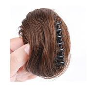 Human Hair Messy Buns Claw Clip in Hair Bun Synthetic Messy Bun Hair Piece Wavy Curly Chignon Extensions Tousled Updo Hair Buns Claw Clip Ponytail Hairpieces For Women Bun Hair Piece(Light Brown)