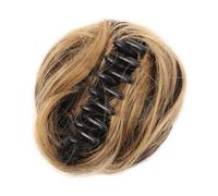 Human Hair Messy Buns Claw Clip in Hair Bun Synthetic Messy Bun Hair Piece Wavy Curly Chignon Extensions Tousled Updo Hair Buns Claw Clip Ponytail Hairpieces For Women Bun Hair Piece(108)