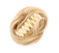Human Hair Messy Buns Claw Clip in Hair Bun Synthetic Messy Bun Hair Piece Wavy Curly Chignon Extensions Tousled Updo Hair Buns Claw Clip Ponytail Hairpieces For Women Bun Hair Piece(105)