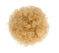 Human Hair Messy Buns Hair Extension Buns Short Kinky Curly Chignon Hair Hairpiece for Women,Synthetic Afro Puffs Drawstring Ponytail Bun Hairpieces Bun Hair Piece(Color:Q9 27)