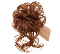 Human Hair Messy Buns Messy Bun Hair Piece Synthetic Tousled Updo Hair Buns Extension Elastic Hair Band Hair Pieces Curly Wave Hair Bun Scrunchie for Women Bun Hair Piece(41-30)