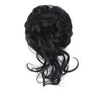 Human Hair Messy Buns Piece Long Wavy Tousled Updo Messy Bun Hair Bands Chignon Curly Hair Bun Scrunchle for Women Scrunchies Ponytail Extension with Elastic Hair Bun Hair Piece(Color:2#)