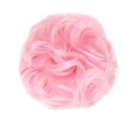 Human Hair Messy Buns Synthetic Curly Donut Chignon Hairpieces Elastic Hair Band Updo Chignon Fluffy Messy Scrunchies Hair Bun Ponytail Hair Extensions for Women Girls Kids(1/2Pcs) Bun Hair Piece(2 pc