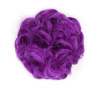 Human Hair Messy Buns Synthetic Curly Donut Chignon Hairpieces Elastic Hair Band Updo Chignon Fluffy Messy Scrunchies Hair Bun Ponytail Hair Extensions for Women Girls Kids(1/2Pcs) Bun Hair Piece(2 pc