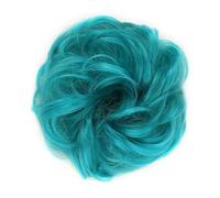 Human Hair Messy Buns Synthetic Curly Donut Chignon Hairpieces Elastic Hair Band Updo Chignon Fluffy Messy Scrunchies Hair Bun Ponytail Hair Extensions for Women Girls Kids(1/2Pcs) Bun Hair Piece(2 pc