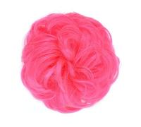 Human Hair Messy Buns Synthetic Curly Donut Chignon Hairpieces Elastic Hair Band Updo Chignon Fluffy Messy Scrunchies Hair Bun Ponytail Hair Extensions for Women Girls Kids(1/2Pcs) Bun Hair Piece(2 pc