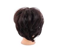Human Hair Messy Buns Synthetic Hair Bun Ponytail Extension, Straight Hairpiece Fully Short Ponytail Bun Extensions Hair Accessories Elastic Easy Scrunchie for Women Bun Hair Piece(4A)