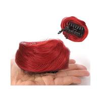 Human Hair Messy Buns Women's Buns Hair Extensions Claw Clip Messy Bun Hair Piece Synthetic Curly Chignon Claw Clip in Ponytail Hairpieces Tousled Updo Hair Extensions Bun Hair Piece(0014)