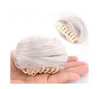 Human Hair Messy Buns Women's Buns Hair Extensions Claw Clip Messy Bun Hair Piece Synthetic Curly Chignon Claw Clip in Ponytail Hairpieces Tousled Updo Hair Extensions Bun Hair Piece(0013)