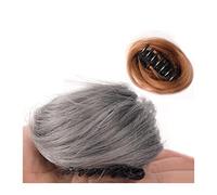 Human Hair Messy Buns Women's Buns Hair Extensions Claw Clip Messy Bun Hair Piece Synthetic Curly Chignon Claw Clip in Ponytail Hairpieces Tousled Updo Hair Extensions Bun Hair Piece(0019)
