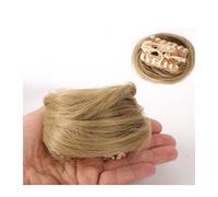 Human Hair Messy Buns Women's Buns Hair Extensions Claw Clip Messy Bun Hair Piece Synthetic Curly Chignon Claw Clip in Ponytail Hairpieces Tousled Updo Hair Extensions Bun Hair Piece(009)