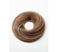 Human Hair Scrunchie - 40g - M14/1001 mixed intense natural dark ash blonde & platinum blonde