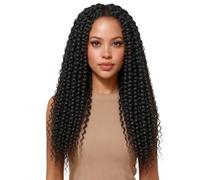 Human Hair Silk Base Lace Front Toppers, Natural Black European Curly Topper with Transparent Laces Pre Plucked Hairline Fluffy and Natural(26 inch,6x6inch)