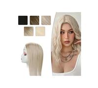 Human Hair Topper for Women 10-18" Natural Straight Brazilian Machine Remy Hair 3 * 5Inch Mono Top Base Hair Pieces for Hair Loss or Thinning Hair (Size : 14 inches,P8-60-16 Inches