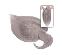Human Hair Toppers for Women 6"-18" Straight, 7*12.5cm Silk Base, 3 Clip-in Pieces with Bangs