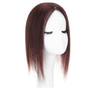 Human Hair Toppers for Women, Clip in Hairpiece for Thinning Hairs, Silk Base13 x 13 cm for Women Charming(20cm)