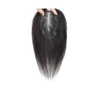 Human Hair Toppers for Women with Thinning Hairpieces 9 * 14 cm Hand-Tied Swiss Base No Bangs Adds Volume(12INCH)