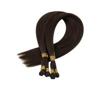 Human Hair Weft Virgin Extensions Hand Tied Sew In Extensinos Easy To Use(16 inches,#2)