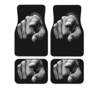 Human Hand Forward Toward The Viewer Car Floor Mats,4 Piece, Car Rug Durable Anti-Slip Waterproof Trim to Fit Liner Universal Fit Auto,Sedan,SUV,Truck