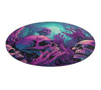 Human Hands and Bones Round Area Rug Non Slip Backing Doormat Water Absorbent Plush Throw Low-Pile Non-Slip Floor Mat Carpet for Living Room Bedroom Entryway Nursery Room 60 * 60cm