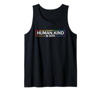 Human Kind Be Both Pride Rainbow Queer Gay CSD Party LGBTQ Tank Top