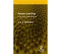 Human Learning : A Developmental Analysis