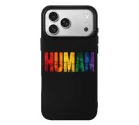 Human LGBT Flag Gay Proud Funny Case Compatible with iPhone 17 17 Air 17 Pro 17 Pro Max Protective Phone Cover