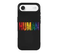 Human LGBT Flag Gay Proud Funny Case Compatible with iPhone 17 17 Air 17 Pro 17 Pro Max Protective Phone Cover