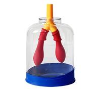 Human Lung Breathing Model - Lung Function Demonstration Model | Shows Lungs & Diaphragm Air Flow | Junior High School Physics Experiment Equipment Science Teaching Aid Gas Exchange Anatomy