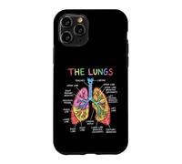 Human Lungs Anatomy Diagram Respiratory System Case for iPhone 11 Pro