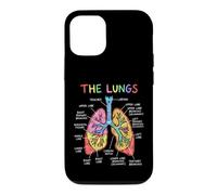 Human Lungs Anatomy Diagram Respiratory System Case for iPhone 12/12 Pro
