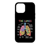 Human Lungs Anatomy Diagram Respiratory System Case for iPhone 12 Pro Max