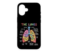 Human Lungs Anatomy Diagram Respiratory System Case for iPhone 16