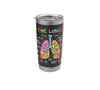 Human Lungs Anatomy Diagram Respiratory System Stainless Steel Insulated Tumbler