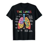Human Lungs Anatomy Diagram Respiratory System T-Shirt