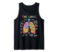 Human Lungs Anatomy Diagram Respiratory System Tank Top