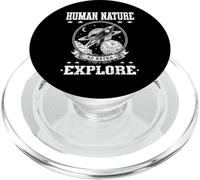HUMAN NATURE EXPLORE space exploration adventures to planets PopSockets PopGrip for MagSafe