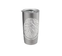 Human Nature Fingerprint Design for Nature Lovers Stainless Steel Insulated Tumbler